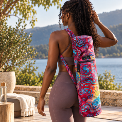Batik Yoga Mat Bag