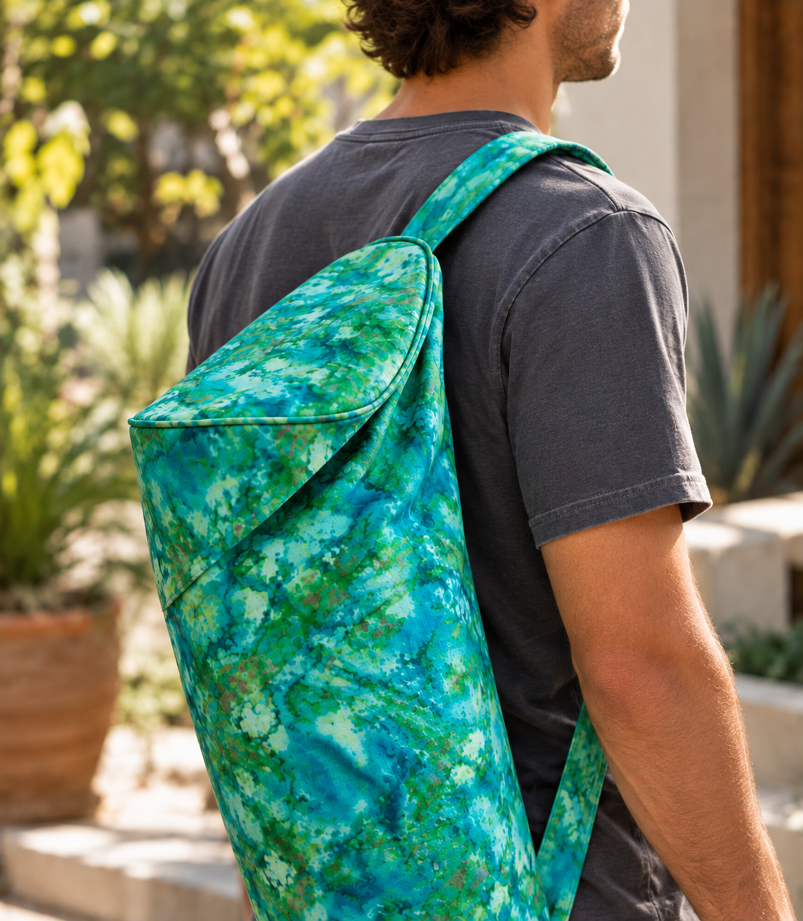 Batik Yoga Mat Bag