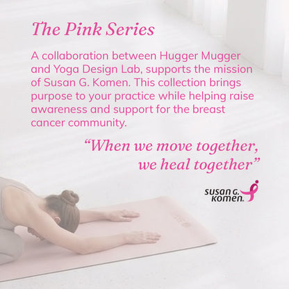 Yoga Hand Towel - Pink Ribbon