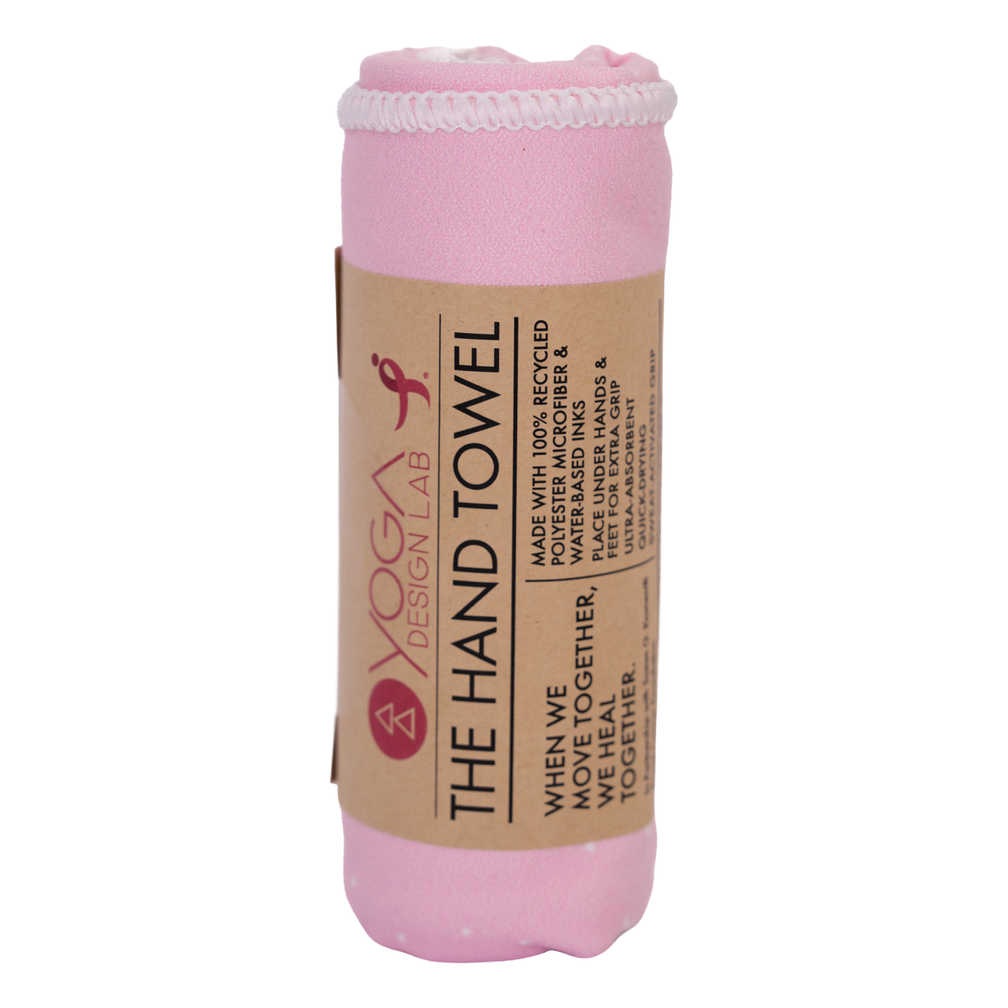 Yoga Hand Towel - Pink Ribbon