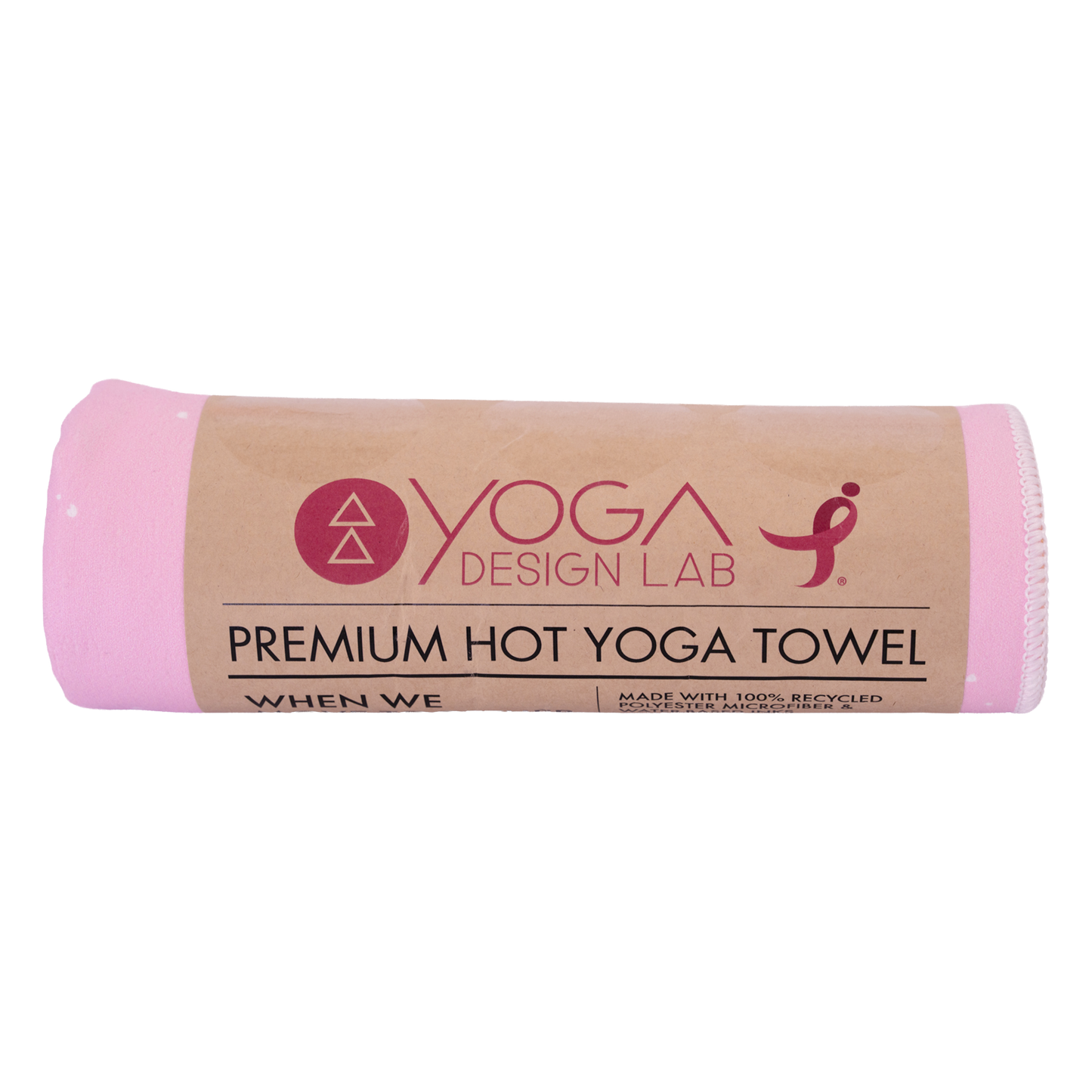Yoga Mat Towel - Pink Ribbon