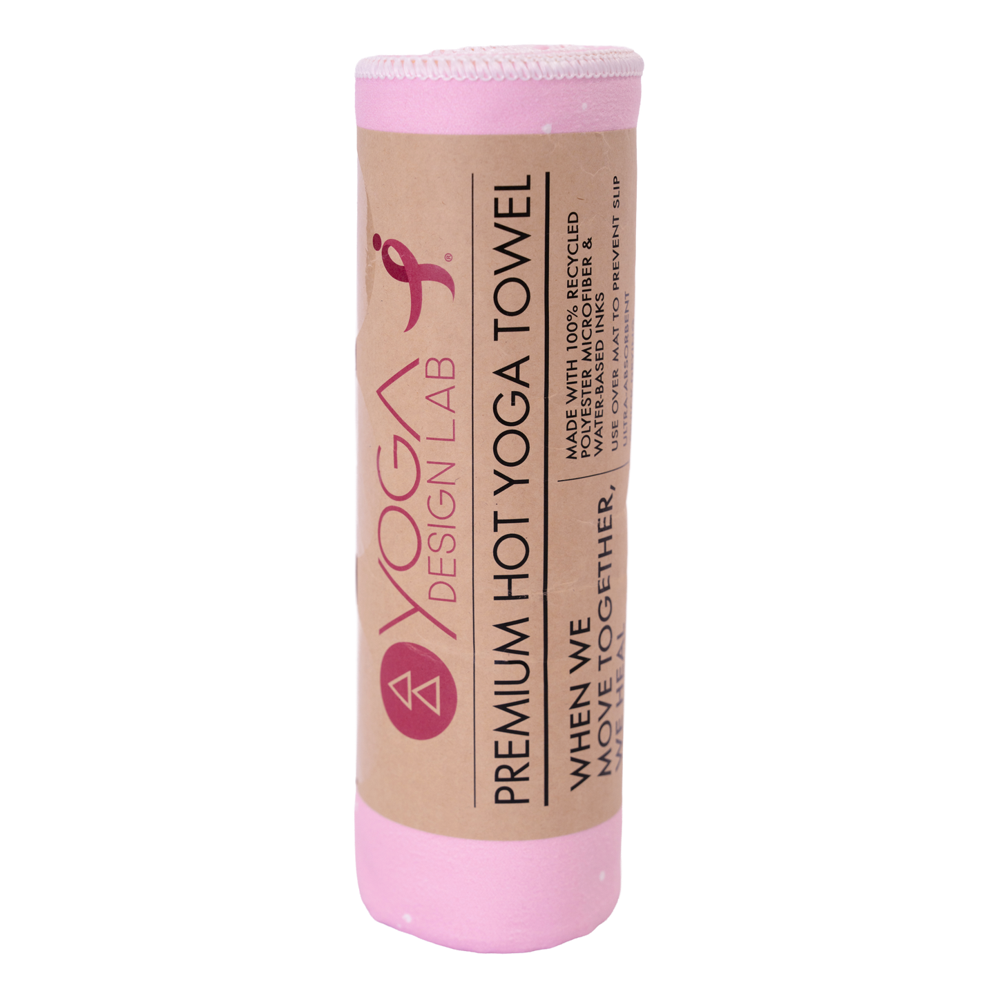 Yoga Mat Towel - Pink Ribbon
