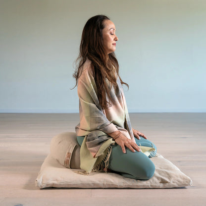 Kino MacGregor Zabuton – Natural Linen