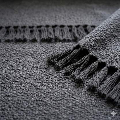 Solid Woven Yoga Blanket