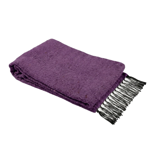 Solid Woven Yoga Blanket