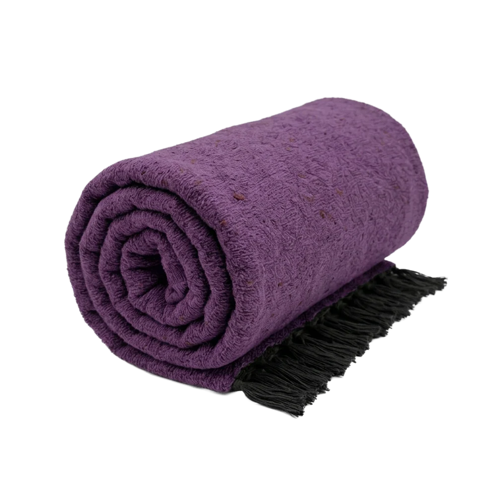 Solid Woven Yoga Blanket