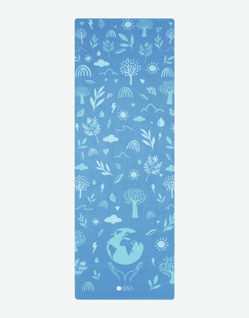 Combo Yoga Mat Bali Blue Earth